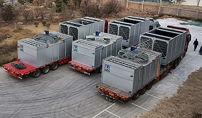 Four Dual-air-inlet Hybrid Flow Closed-circuit Cooling Towers Were Shipped To Beijing.